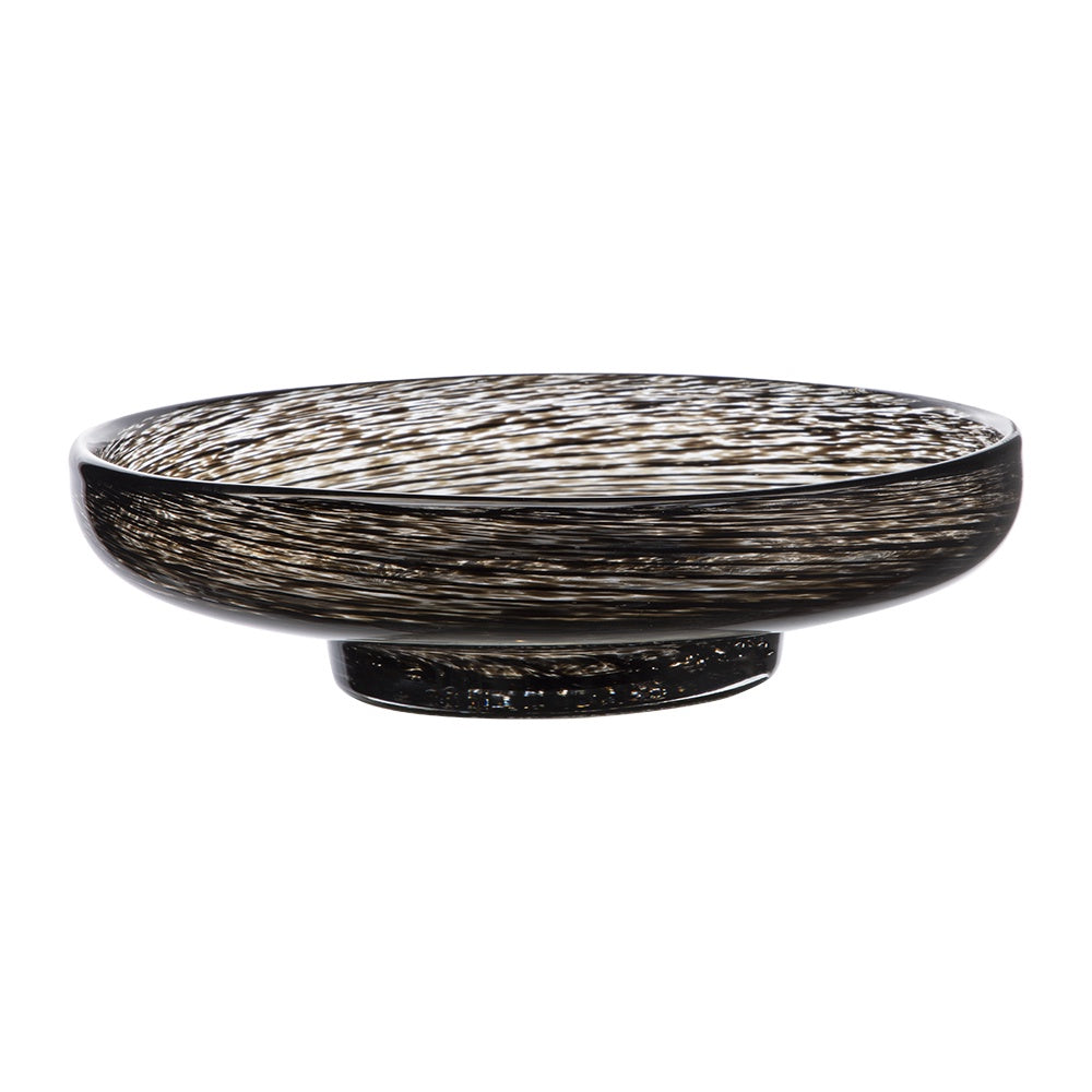 Black Pedestal Glass Vase - Short MLBLAR10010