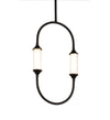 Nelly Pendant Light Vertical - Black - 40cm NT-22-A/H400 BK