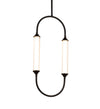 Nelly Pendant Light Vertical - Black - 52cm NT-22-A/H520 BK