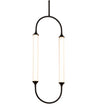 Nelly Pendant Light Vertical - Black - 64cm NT-22-A/H640 BK