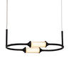 Nelly Pendant Light Horizontal - Black - 40cm NT-22-B/H400 BK