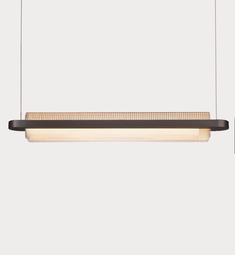 Edmund Linear Pendant Light - Black NT-28-A-BK