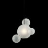 Coquette Pendant Light 4 - Frosted - Black P6012/4-B DNB