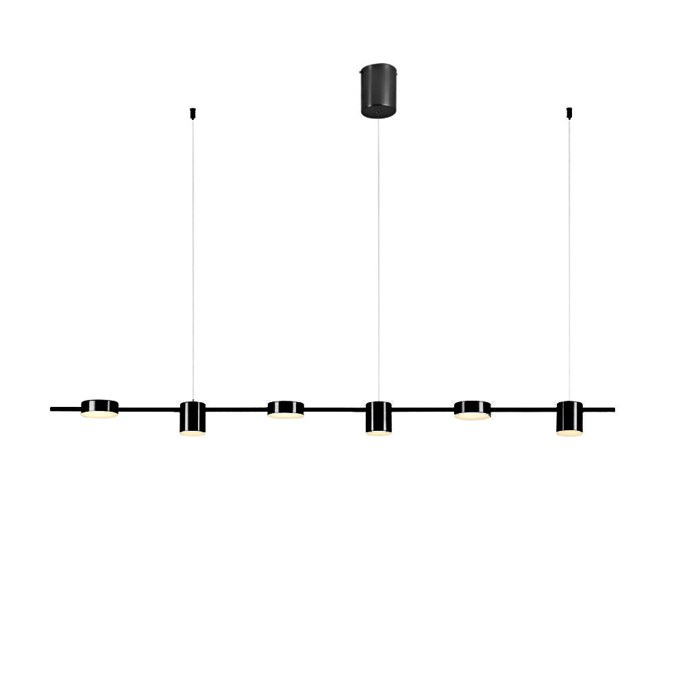 Marsden Linear Pendant Light - Black P9261/6-B