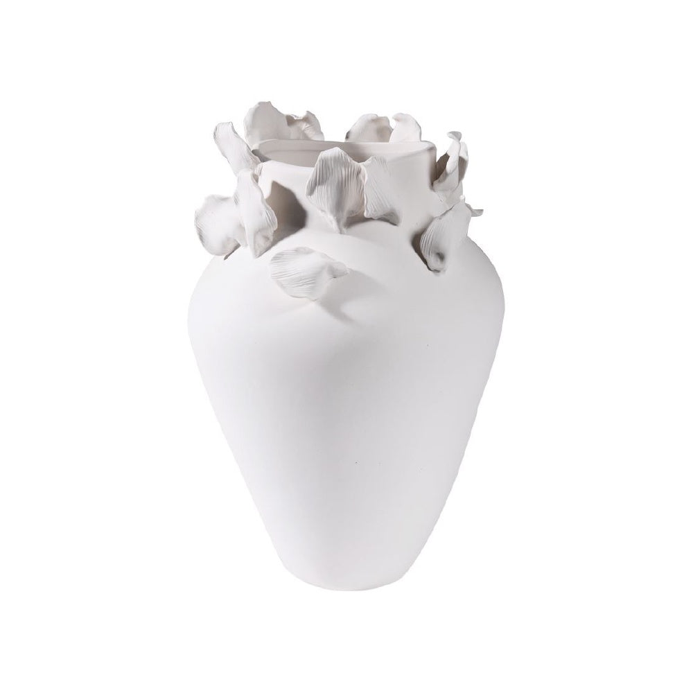 White Handmade Ceramic Vase SG102688W05