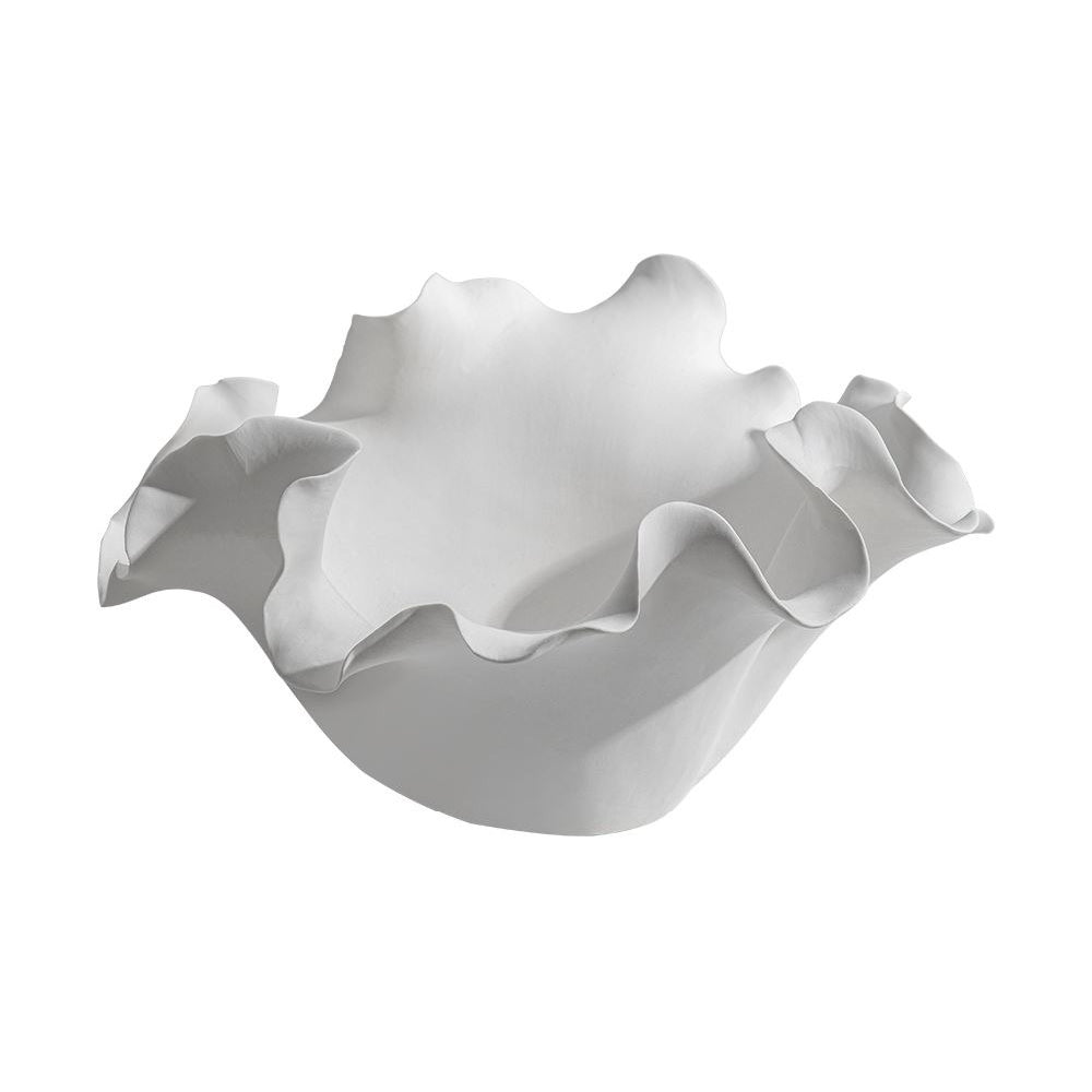 White Ceramic Decorative Bowl SG102712W05