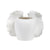 White Ceramic Vase with Ruffle Detail - Large SG1027836W06