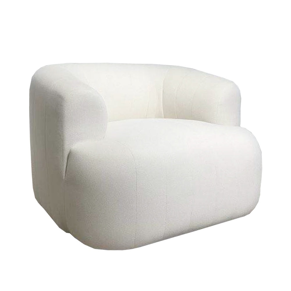 Kenneth Swivel Armchair - Ivory STS-AC903-WHT - On Sale