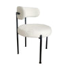 Cruz Dining Chair - White Boucle STS-DC208-WHT