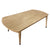 Cressida Dining Table - Light Ash with Gold Detail TRF-DT16587-NATLTGUN-ASH - On Sale