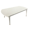 Cressida Dining Table - White Ash with Gold Detail TRF-DT16587-WHTGLD-ASH - On Sale