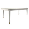 Cressida Dining Table - White Ash with Gold Detail TRF-DT16587-WHTGLD-ASH - On Sale