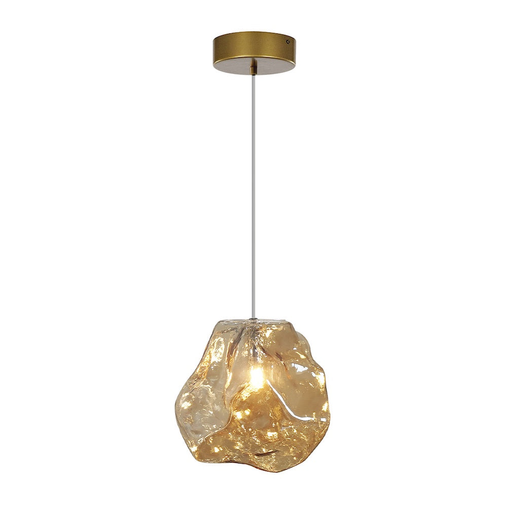 Coleson 22cm Pendant Light - Amber YUE-GRN1045-B-220-A