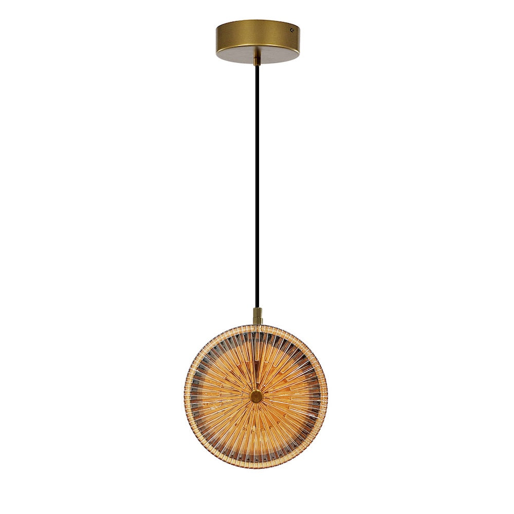 Holden 28cm Pendant Light - Amber YUE-GRN2404-280-A