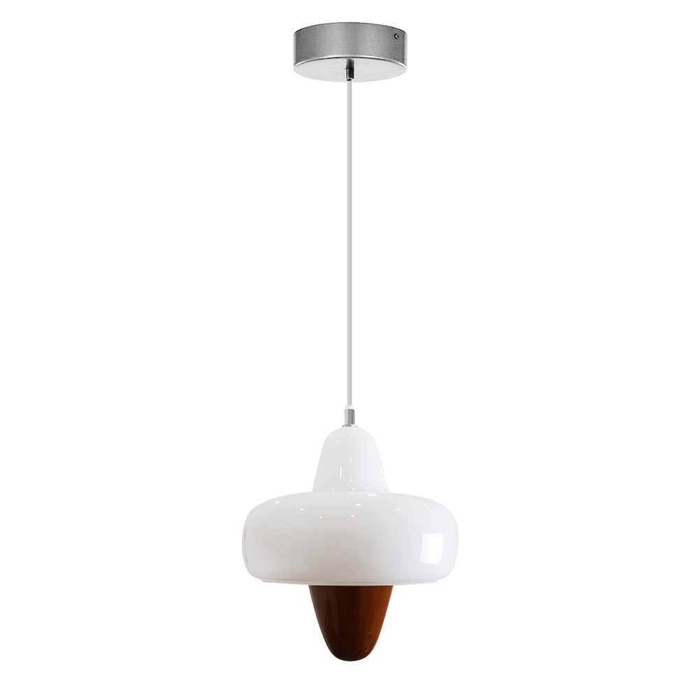 Fulton Pendant Light - White & Amber YUE-GRN2630-A