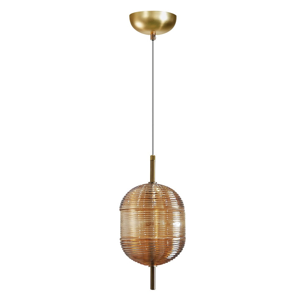 Florian Pendant Light Amber - B YUE-GRN3629-B-A