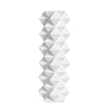 White Ceramic Tetrahedron Element Vase - Tall FA-D2125A