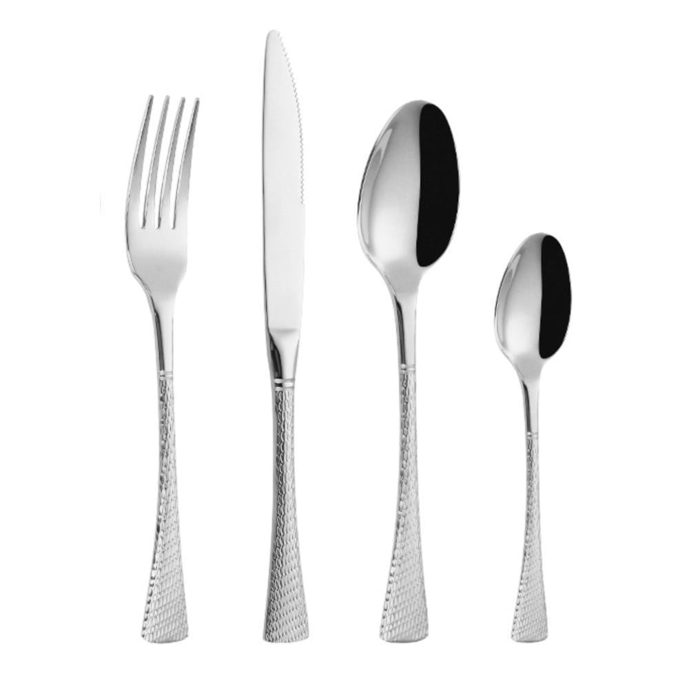 Maddox 4-Piece Flatware Set - Silver TD-1017B-S