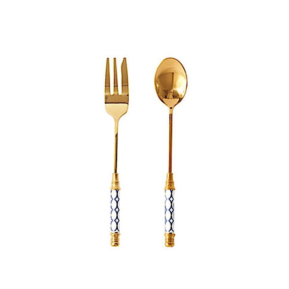 Estelle Dessert Spoon & Fork Set 1168-A