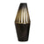 Black and Gold Ceramic Vase - Medium FA-D1943A