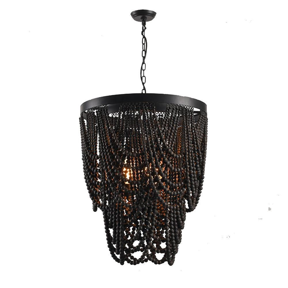 Brie Chandelier - Black C6016-3C