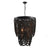 Brie Chandelier - Black C6016-3C