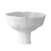 White Textured Ceramic Vase - B FA-D2034B