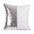 Silver & Ivory Sequin Cushion MND167