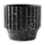 Black Splatter Concrete Planter - Large ZD-032L