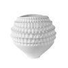 White Ceramic Sculptural Vase CY3910W2