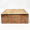 Brown Lacquer Decorative Box with Swirl Finish - Large FC-MC1902A