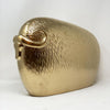 Gold Ceramic Abstract Bull - Large FAAD11A