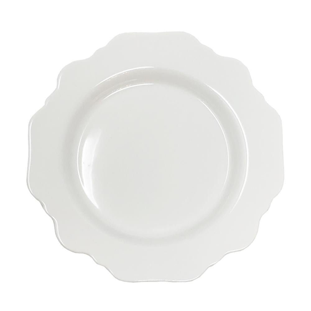 Sunflower Dinner Plate - White المطبخ وتناول الطعام