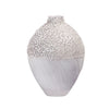 White Porcelain with Cutout Detail Vase - Medium 608725