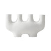 White Ceramic Candleholder/Bud Vase ZD-052