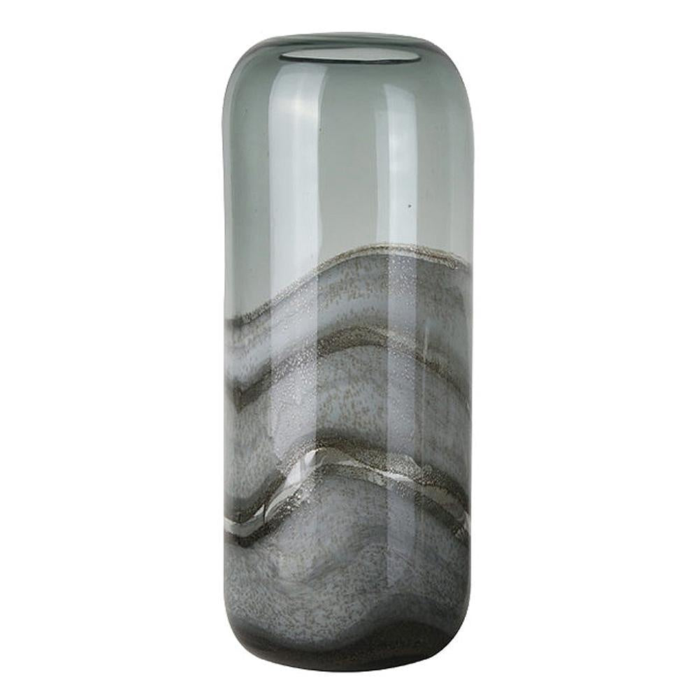 Smoked Glass Cylindrical Vase - Tall FB-ZS1906A