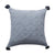 Grey Tufted Woven Cushion with Tassels RB025