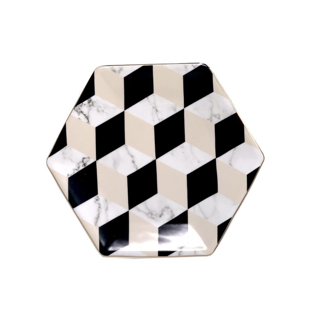 Anneke Dessert Plate - Blush 500425-B-BP