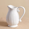 White Ceramic Pitcher with Handle SHCE1326006