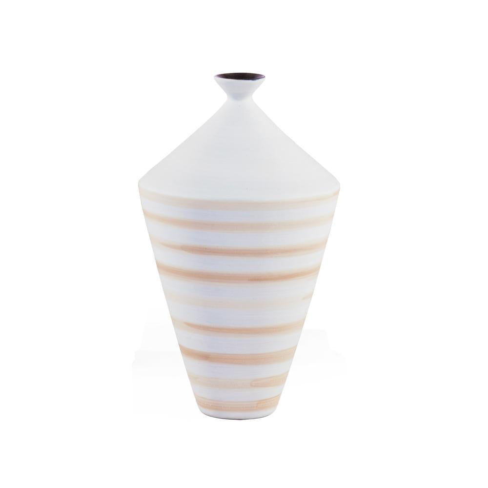 White & Blush Ceramic Vase - Small 605691