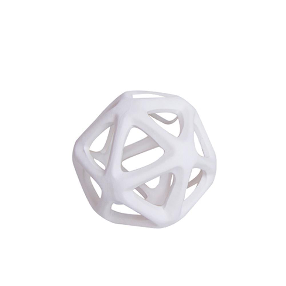 White Ceramic Geometric Orb - Small FA-D2114B