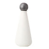 White Ceramic Bottle with Contrast Top