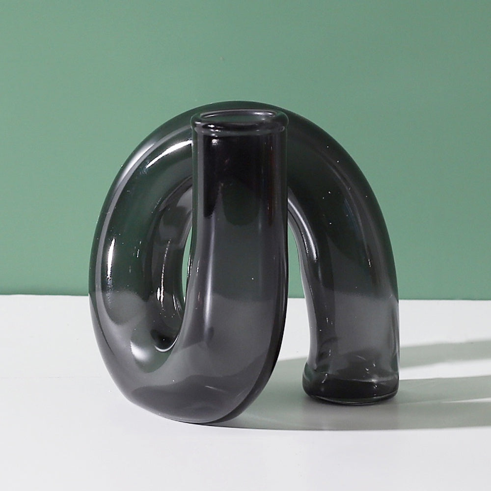 Smoke Glass Candleholder LT657-G