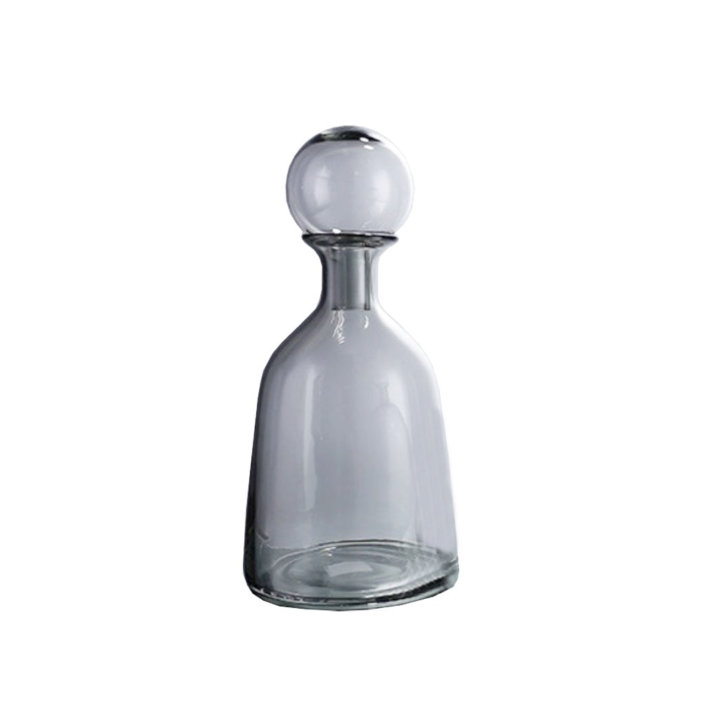 Smoked Glass Bottle - Medium 12042
