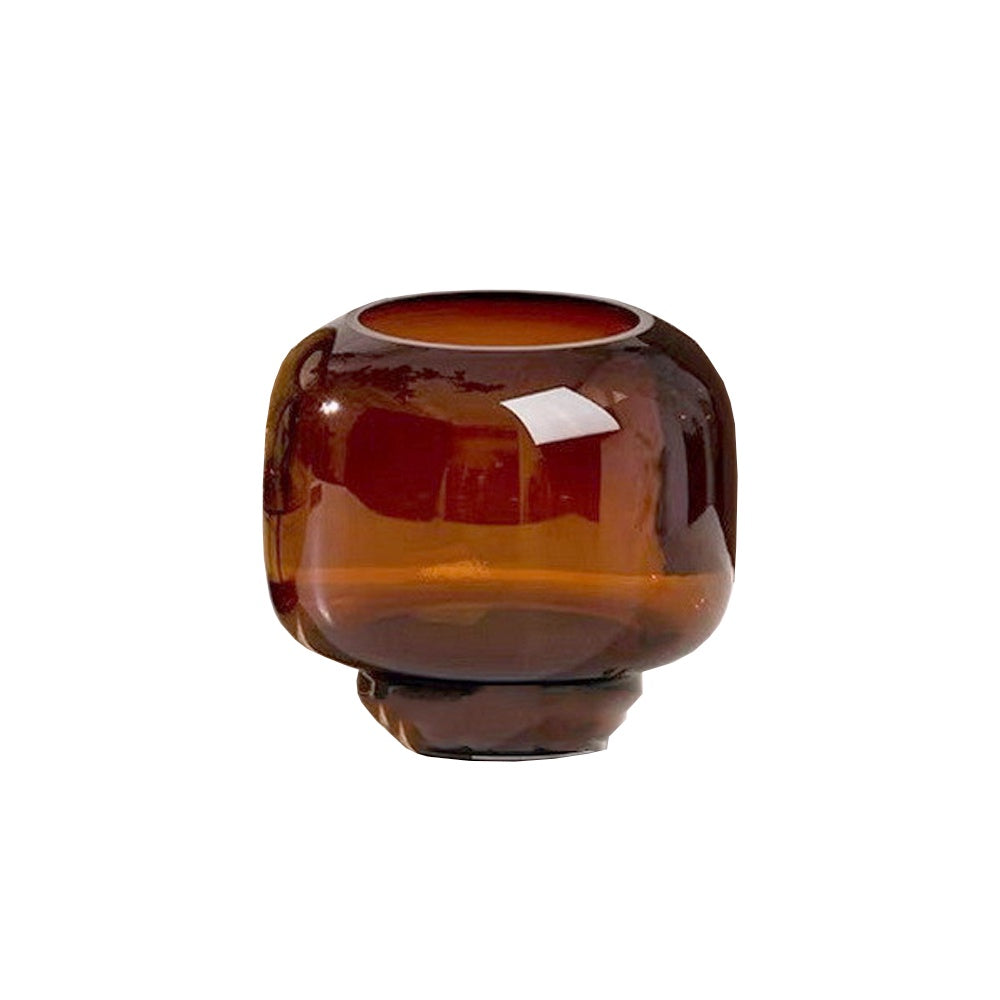 Amber Glass Vase - Medium 140160C