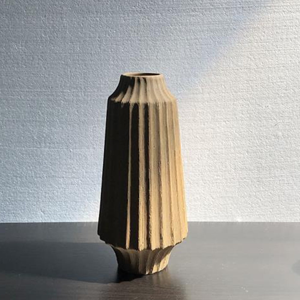 Ochre Ceramic Vase LT580-O