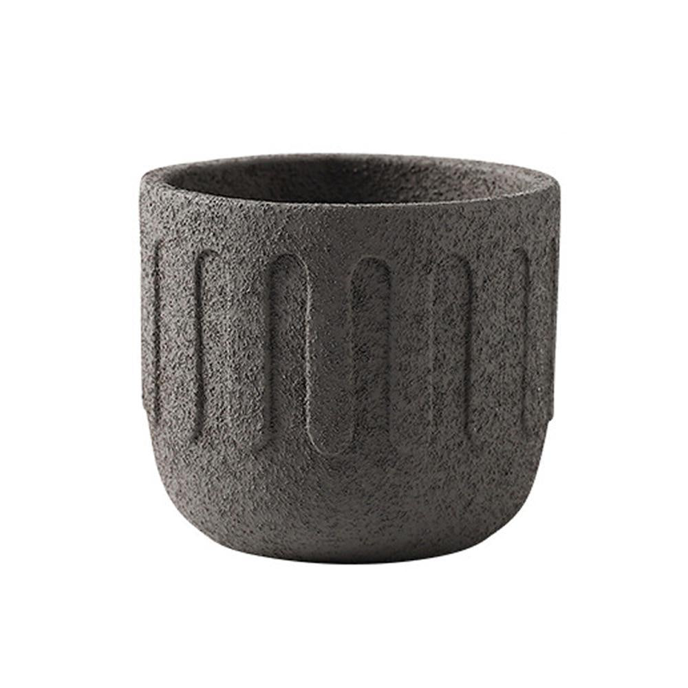 Dark Grey Concrete Planter - Large LT110-DG-L