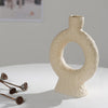 Beige Textured Ceramic VaseLT520-RD2-B مزهرية