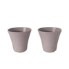 Set of 2 Dusty Rose Porcelain Cups RYST3203R2