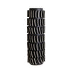 Black Dimensional Cylindrical Ceramic Vase - Large FA-D21043A